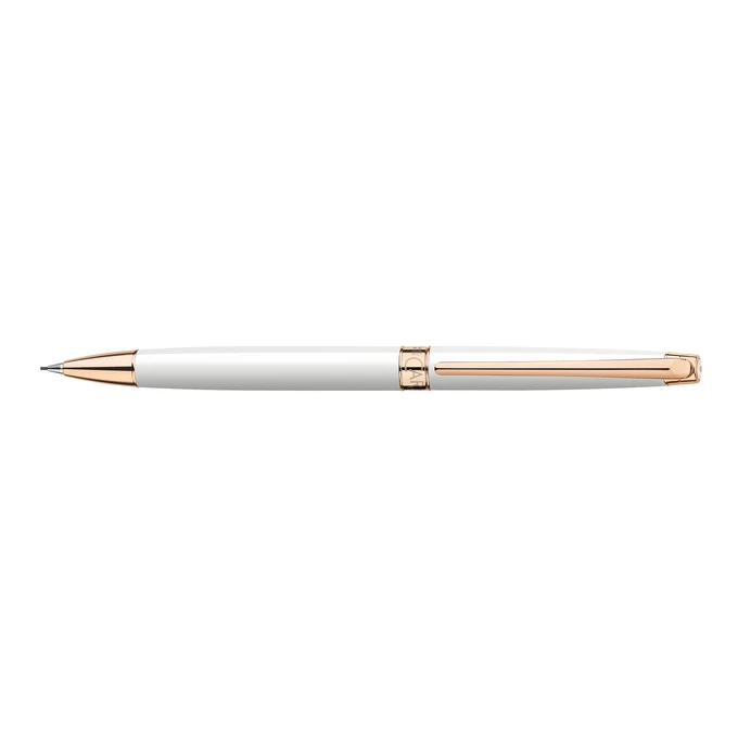 Ołówek automatyczny 0,7 mm Leman Slim White Rose Gold Caran d'Ache