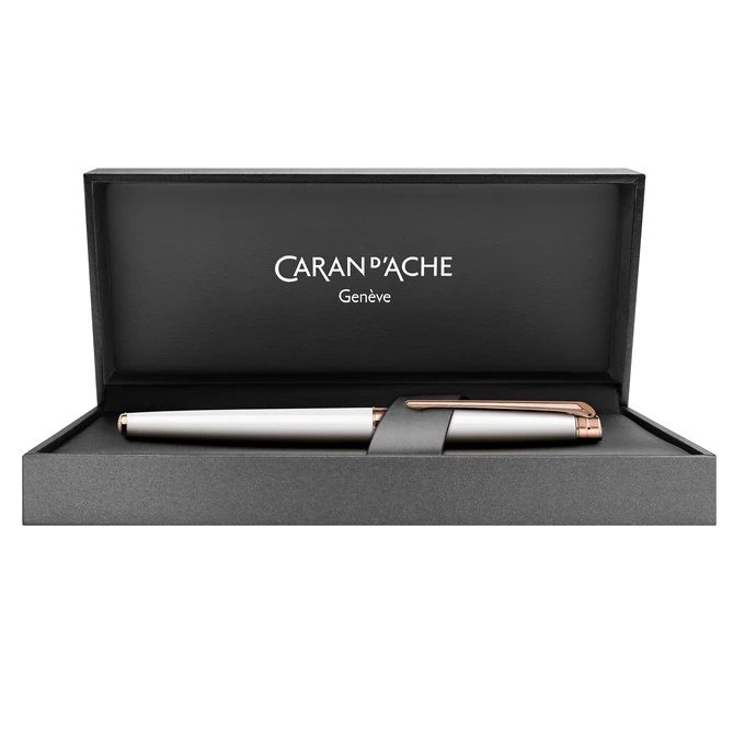 Ołówek automatyczny 0,7 mm Leman Slim White Rose Gold Caran d'Ache