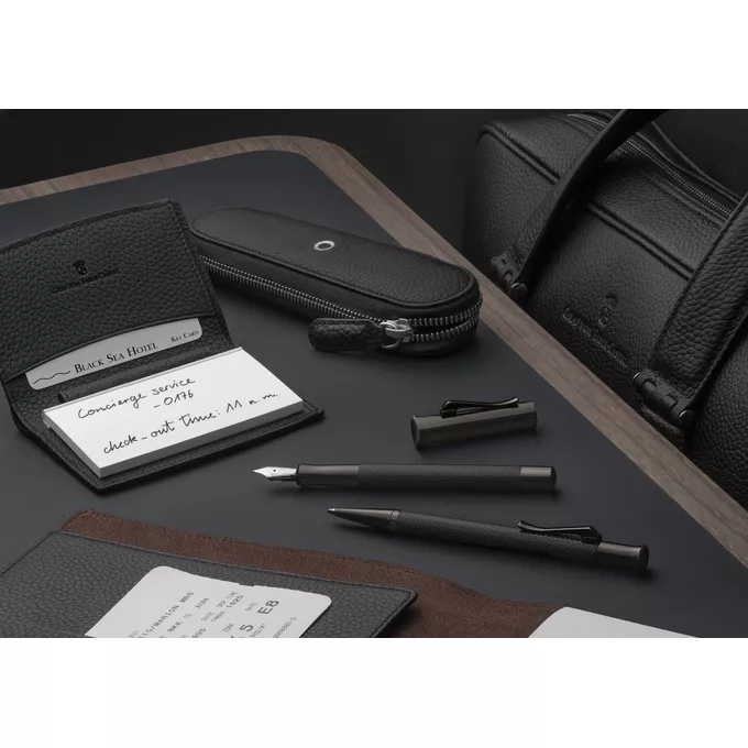 PIÓRO WIECZNE GUILLOCHE BLACK EDITION GRAF VON FABER-CASTELL