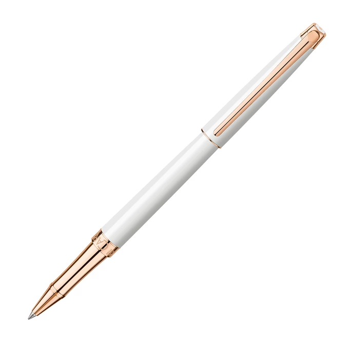 Pióro kulkowe Leman Slim White Rose Gold Caran d'Ache