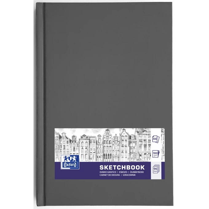 SZKICOWNIK OXFORD SKETCHBOOK SZYTY, 96 KARTEK A6