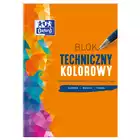 BLOK TECHNICZNY OXFORD A3, 10 KARTEK, KOLOROWY