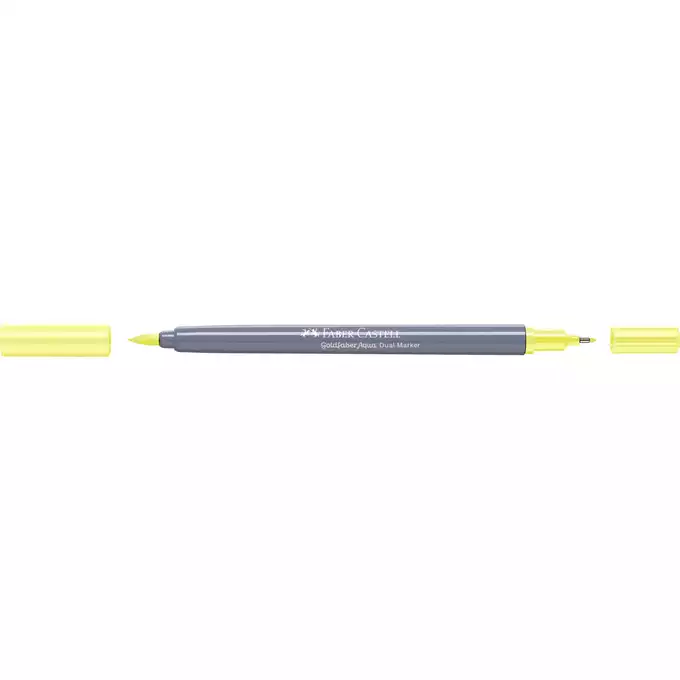 DWUSTRONNY PISAK AKWARELOWY FABER-CASTELL GOLDFABER AQUA, 104 BŁYSZCZĄCY JASNY ŻÓŁTY