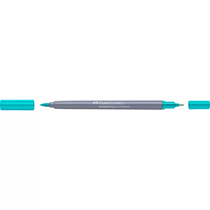 DWUSTRONNY PISAK AKWARELOWY FABER-CASTELL GOLDFABER AQUA, 154 TURKUS KOBALTOWY (1)