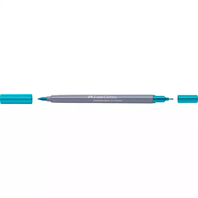 DWUSTRONNY PISAK AKWARELOWY FABER-CASTELL GOLDFABER AQUA, 154 TURKUS KOBALTOWY