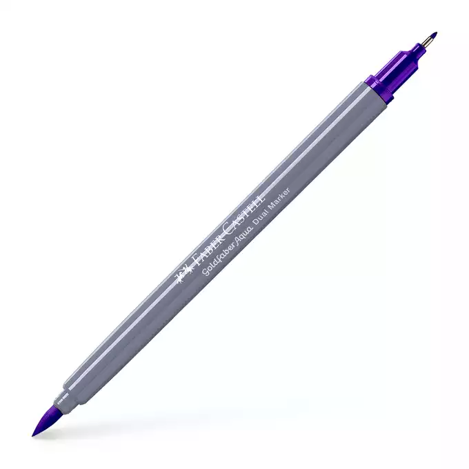 DWUSTRONNY PISAK AKWARELOWY FABER-CASTELL GOLDFABER AQUA, 249 FIOLETOWO-RÓŻOWY