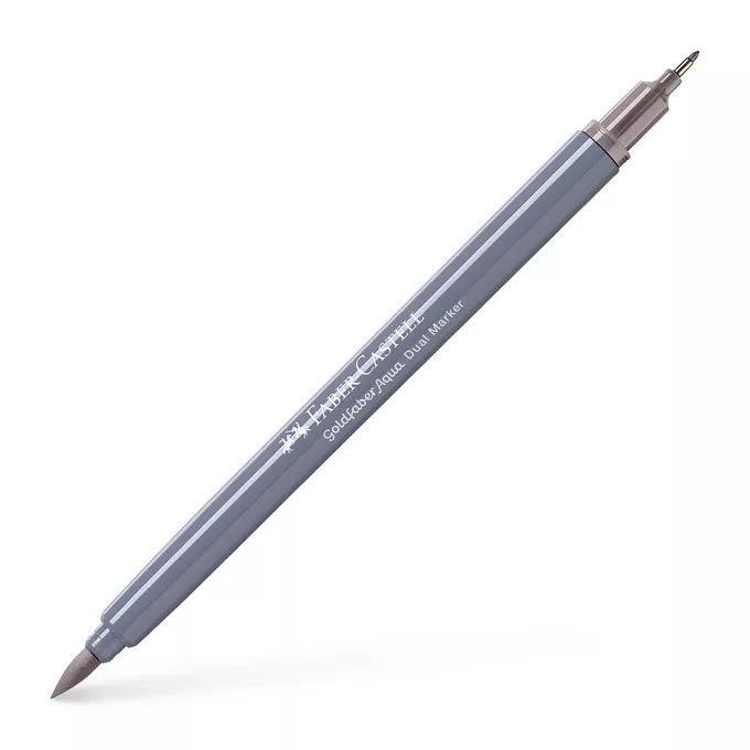 DWUSTRONNY PISAK AKWARELOWY FABER-CASTELL GOLDFABER AQUA, 272 CIEPŁY SZARY