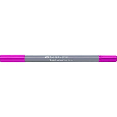 DWUSTRONNY PISAK AKWARELOWY FABER-CASTELL GOLDFABER AQUA, 228 BŁYSZCZĄCA MAGENTA