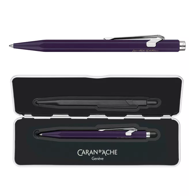 Długopis Caran d'Ache 849 Dark Purple, w pudełku