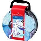 FLAMASTRY CONNECTOR FABER-CASTELL, 33 KOLORY W WALIZCE FOOTBALL