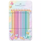 KREDKI SPARKLE FABER-CASTELL, 12 KOLORÓW PASTELOWYCH