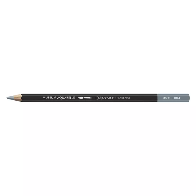 Kredka akwarelowa Caran d'Ache Museum Aquarelle, 004 Steel Grey - Stalowa szara