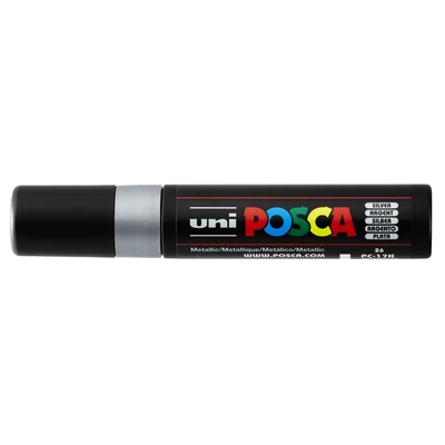 Marker uni POSCA PC-17K z bardzo szeroką ściętą końcówką, srebrny