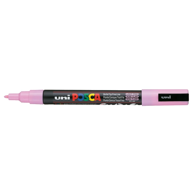 Marker uni POSCA PC-3M z cienką okrągłą końcówką, jasnoróżowy