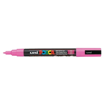 Marker uni POSCA PC-3M z cienką okrągłą końcówką, różowy