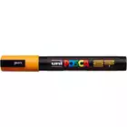 Marker uni POSCA PC-5M z okrągłą średnią końcówką, ciemnożółty