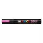 Marker uni POSCA PC-5M z okrągłą średnią końcówką, fluorescencyjny różowy