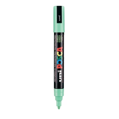 Marker uni POSCA PC-5M z okrągłą średnią końcówką, jasnozielony