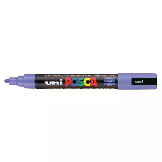 Marker uni POSCA PC-5M z okrągłą średnią końcówką, liliowy