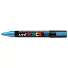 Marker uni POSCA PC-5M z okrągłą średnią końcówką, metaliczny niebieski