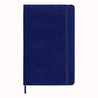 Notatnik Moleskine Large 13 × 21 cm, edycja limitowana Velvet, 176 stron w linie, niebieski