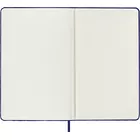 Notatnik Moleskine Large 13 × 21 cm, edycja limitowana Velvet, 176 stron w linie, niebieski