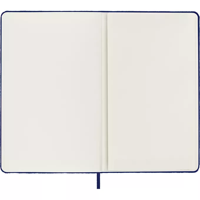 Notatnik Moleskine Large 13 × 21 cm, edycja limitowana Velvet, 176 stron w linie, niebieski