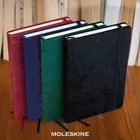 Notatnik Moleskine Large 13 × 21 cm, edycja limitowana Velvet, 176 stron w linie, niebieski