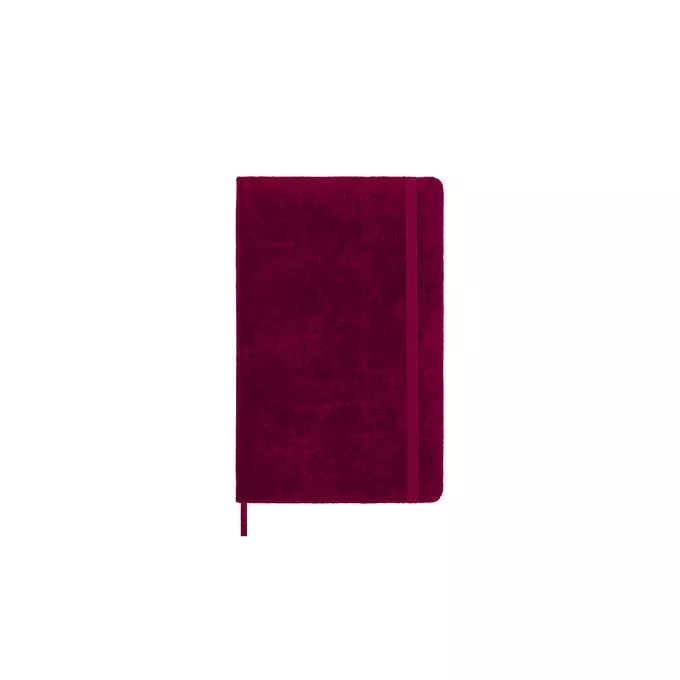 Notatnik Moleskine Large 13 × 21 cm, edycja limitowana Velvet, 176 stron w linie, różowy