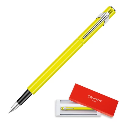 Pióro wieczne Caran d’Ache 849 Fluo Line, żółte