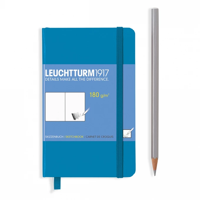 SZKICOWNIK LEUCHTTURM1917 A6 (POCKET), LAZUROWY