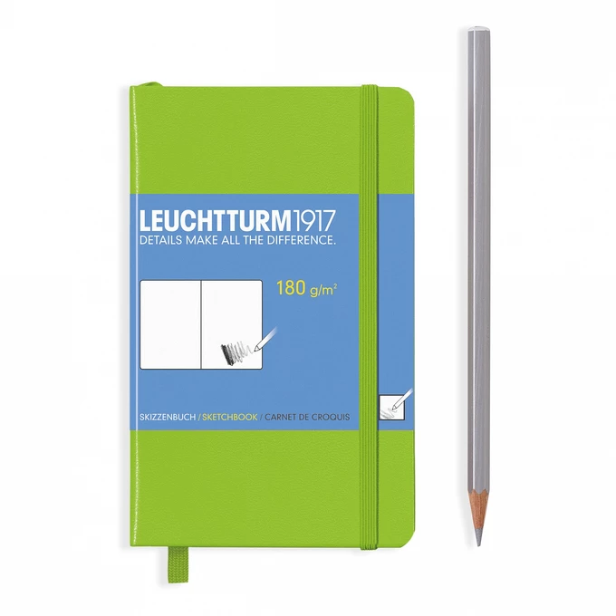 SZKICOWNIK LEUCHTTURM1917 A6 (POCKET), LIMONKOWY