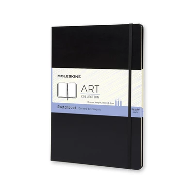 Szkicownik Moleskine A4, czarna, twarda oprawa, 96 stron