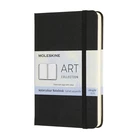 Szkicownik akwarelowy Moleskine Pocket 9x14 cm, twarda czarna oprawa, 60 stron