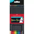 [Zestaw] KREDKI OŁÓWKOWE BLACK EDITION FABER-CASTELL, 12 KOLORÓW