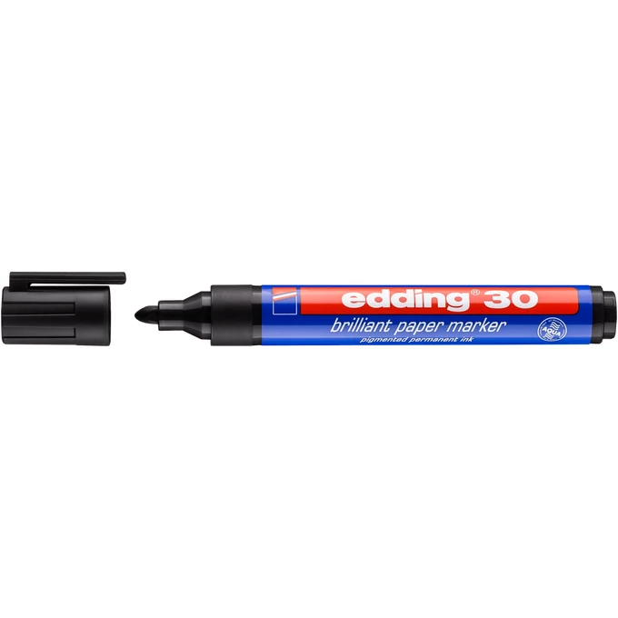 MARKER DO PAPIERU E-30 EDDING, 1,5-3 MM, CZARNY