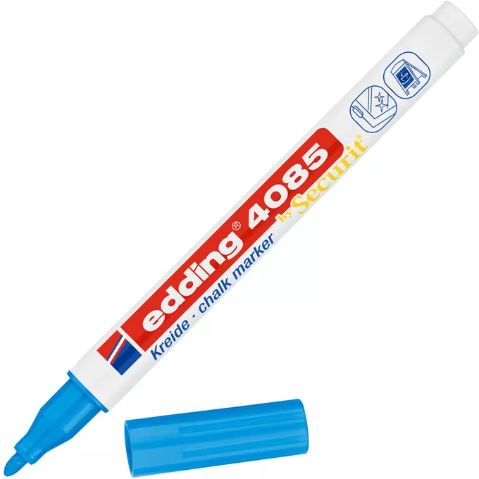 MARKER KREDOWY E-4085 EDDING, 1-2MM, JASNONIEBIESKI