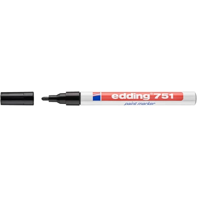 MARKER OLEJOWY E-751 EDDING, 1-2 MM, CZARNY