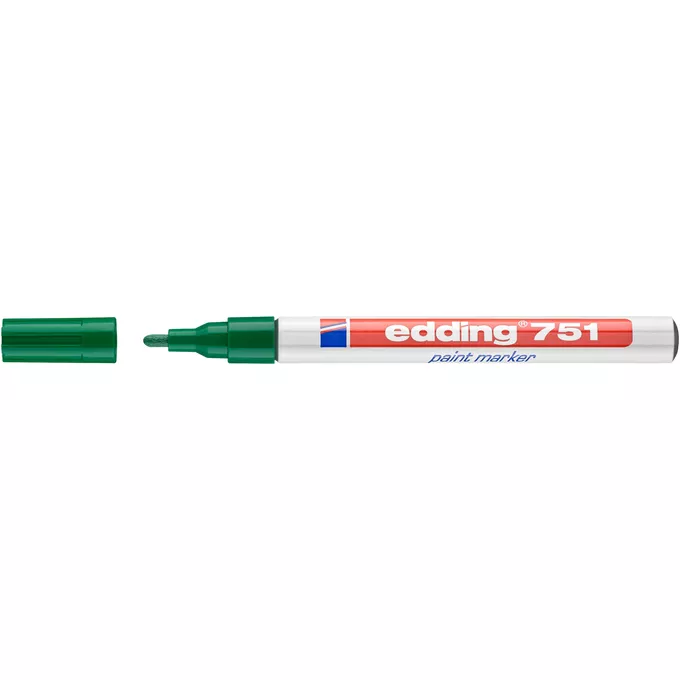 MARKER OLEJOWY E-751 EDDING, 1-2 MM, ZIELONY