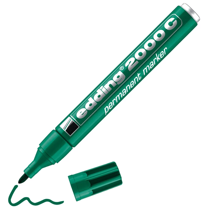 MARKER PERMANENTNY E-2000C EDDING, 1,5-3MM, ZIELONY