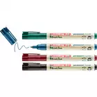 MARKER PERMANENTNY E-25/4 S EDDING ECOLINE, 1MM, 4 SZT