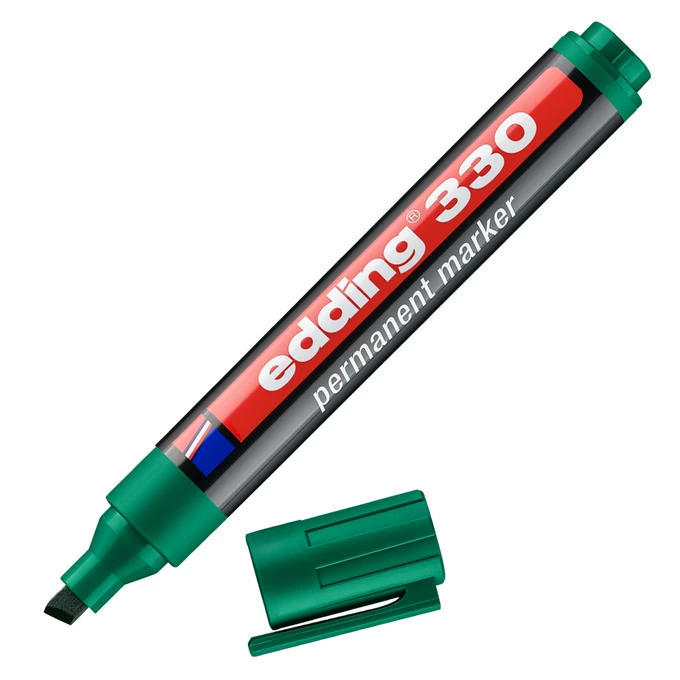 MARKER PERMANENTNY E-330 EDDING, 1-5MM, ZIELONY