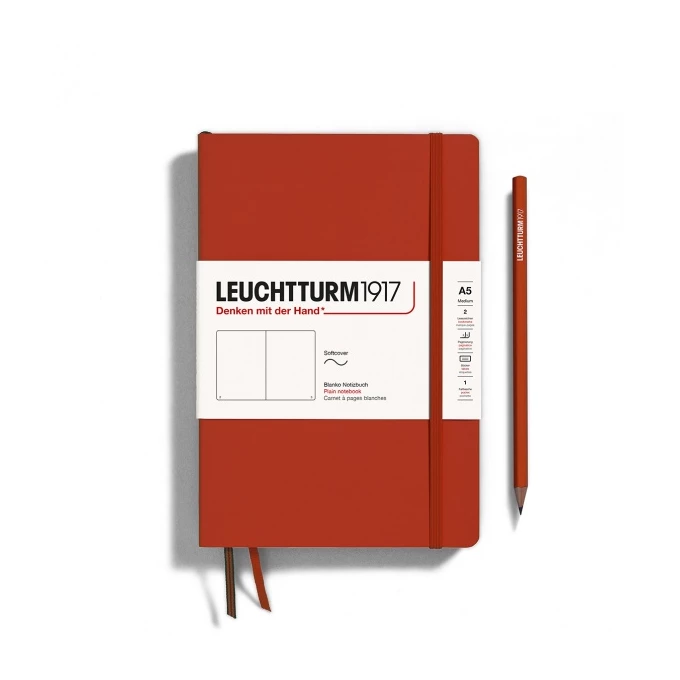 NOTATNIK LEUCHTTURM1917 MEDIUM (A5) MIĘKKA OPRAWA NATURAL COLOURS FOX RED