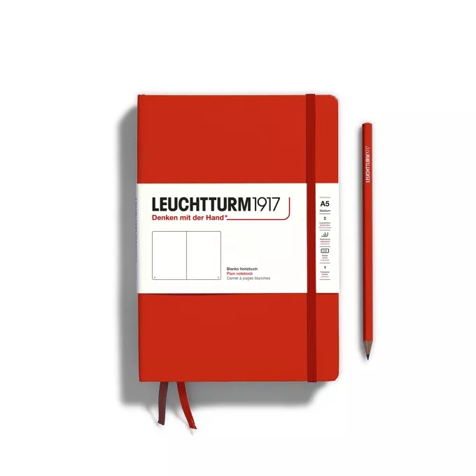 NOTATNIK LEUCHTTURM1917 MEDIUM (A5) NATURAL COLOURS FOX RED