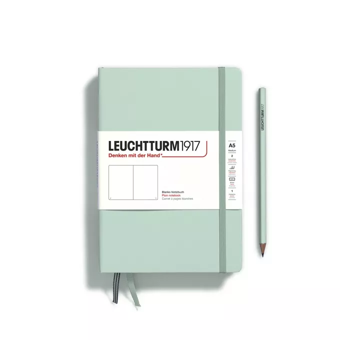 NOTATNIK LEUCHTTURM1917 MEDIUM (A5) NATURAL COLOURS MINT GREEN