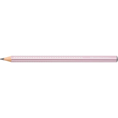 OŁÓWEK JUMBO SPARKLE B FABER-CASTELL, ROSE METALLIC