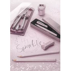 OŁÓWEK SPARKLE, FABER-CASTELL, RÓŻOWY METALICZNY