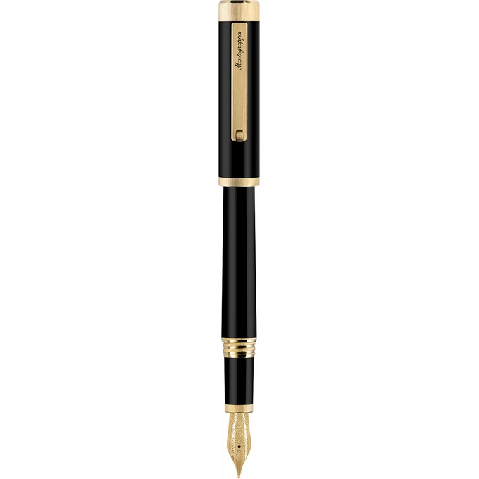 Pióro wieczne Montegrappa, Zero,  żółte złoto, stalówka 14K