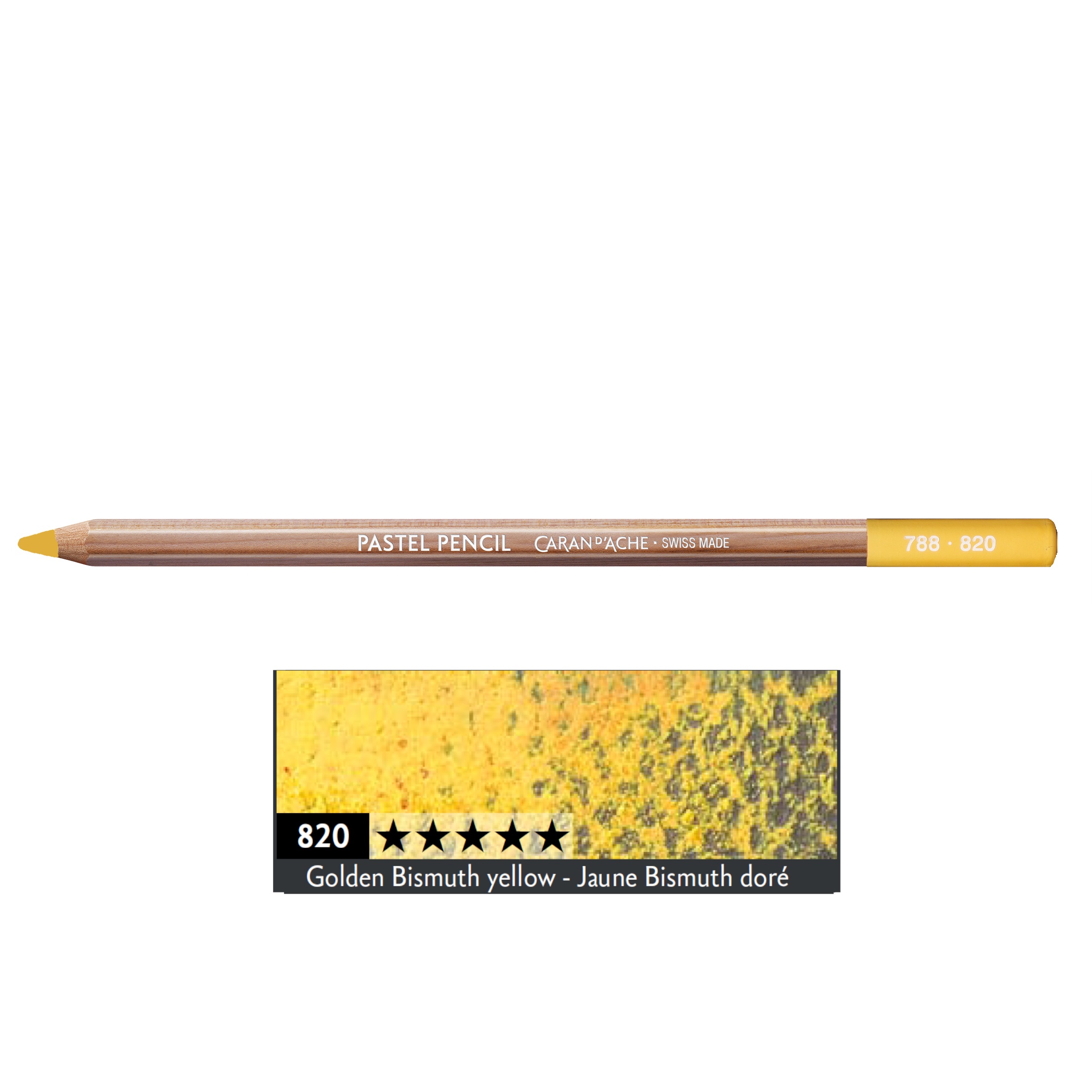 Caran d'Ache Luminance Pencil Golden Bismuth Yellow
